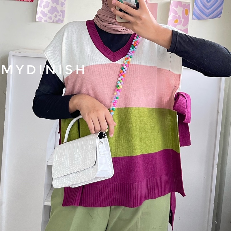 Cichi Vest Rainbow - Rompi Wanita Terbaru