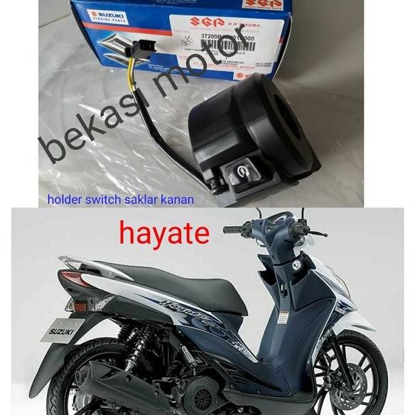 Motor Sparepart Motor holder switch saklar kanan suzuki hayate 13H01