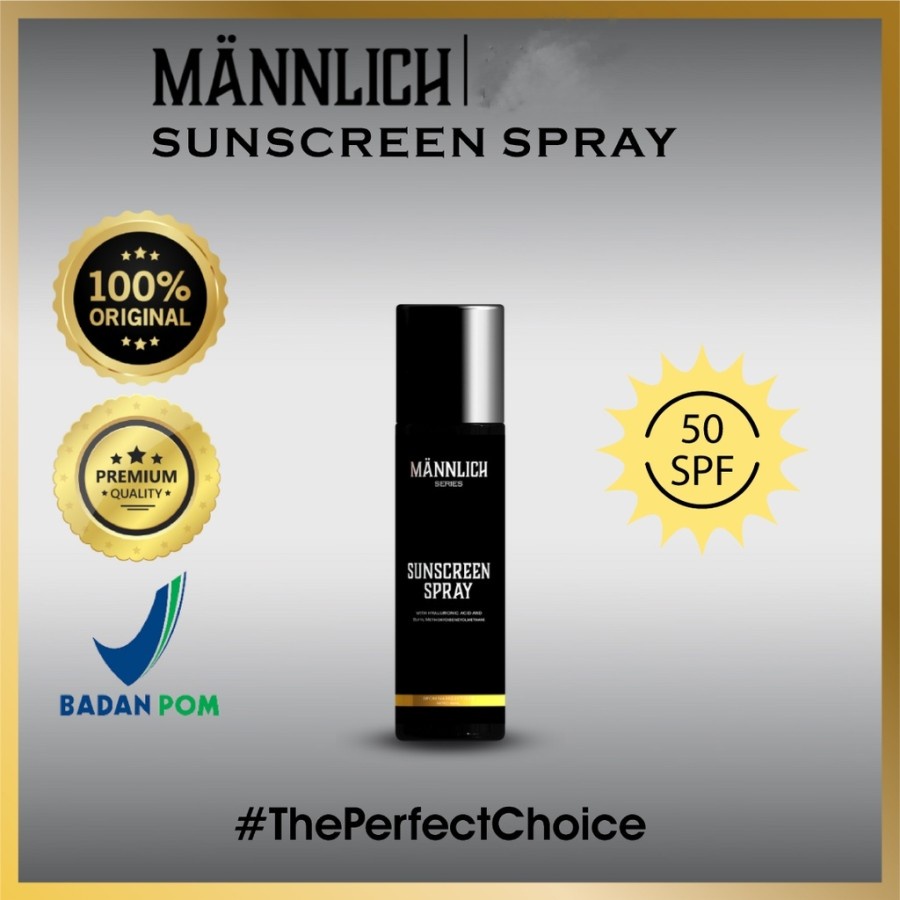 MANNLICH SERIES SUNSCREEN SPRAY 60 ML - PELEMBAB WAJAH