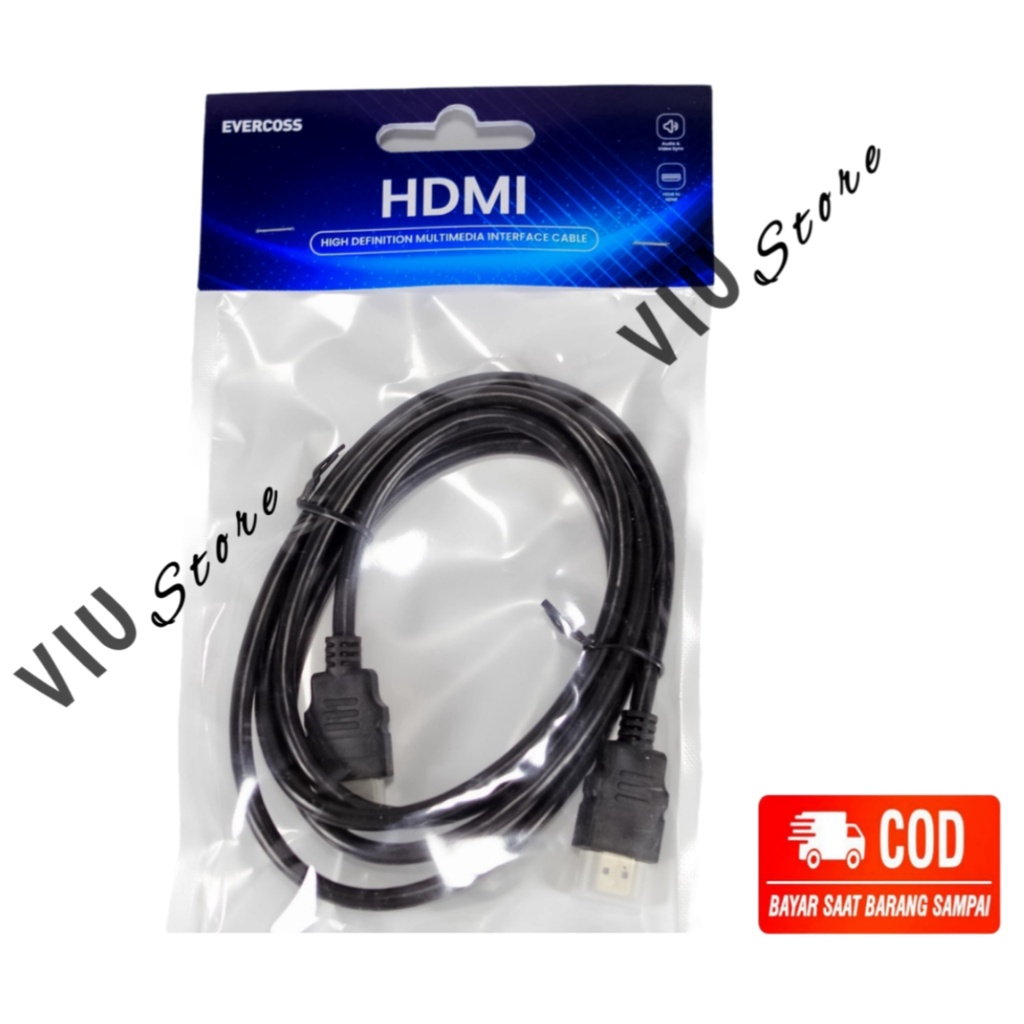 Jual Kabel Hdmi Full Hd Evercoss Meter Tv Ke Set Top Box Shopee