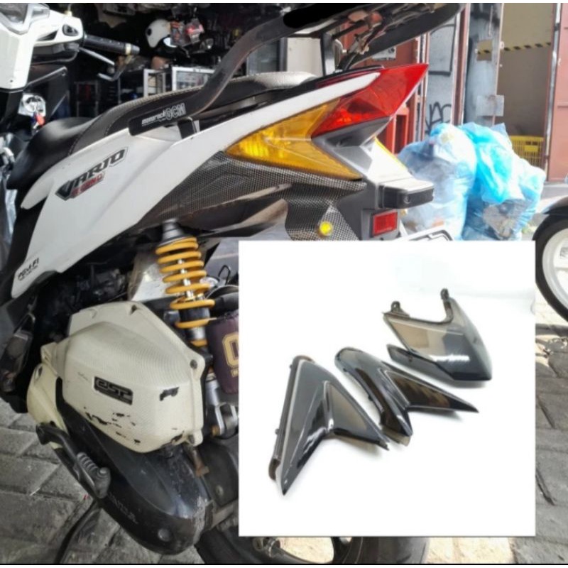 Mika Smoke Lampu Belakang Vario 125 KZR Mika Stoplamp Lampu Belakang Vario Old Bohlam 2013_2015