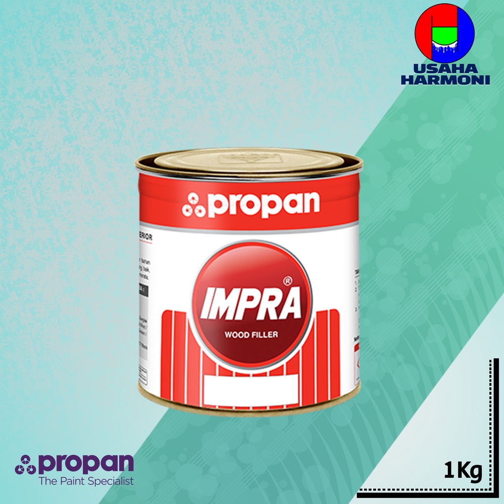 Impra Wood Filler / Impra Dempul Kayu | Ukuran : 1 kg