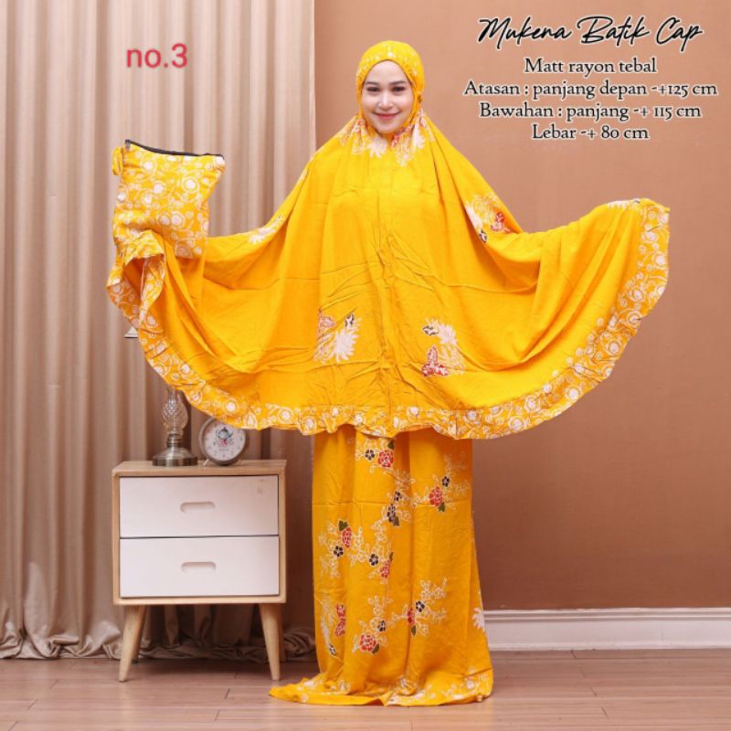 Putri Dania Mukena Dewasa Rayon Premium Liney All over