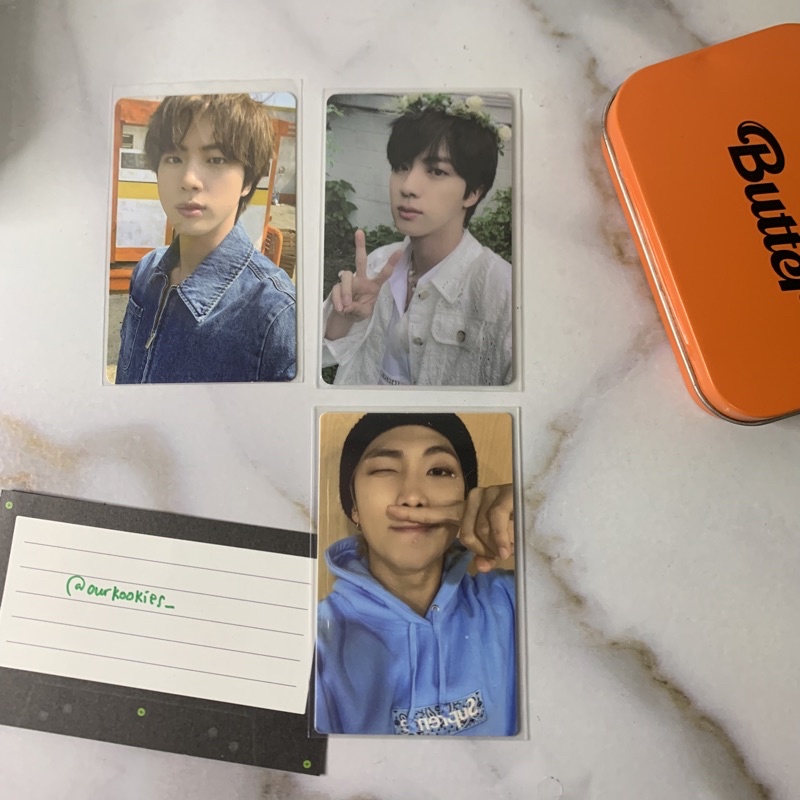 photocard pc seokjin jin album butter lucky draw PWS