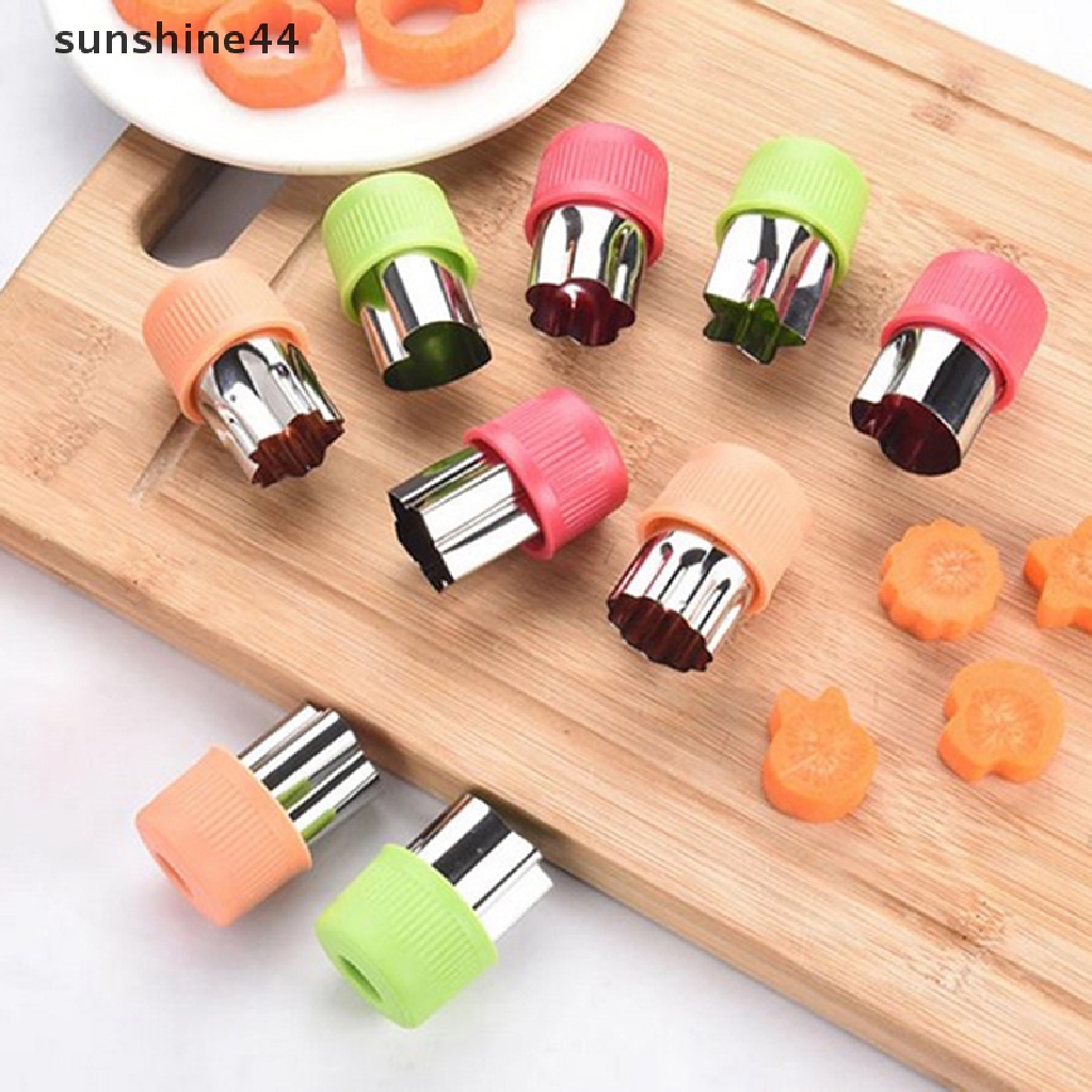 Sunshine 1Pc Cetakan Pemotong Roti Sandwich Bahan Stainless Steel Untuk Anak