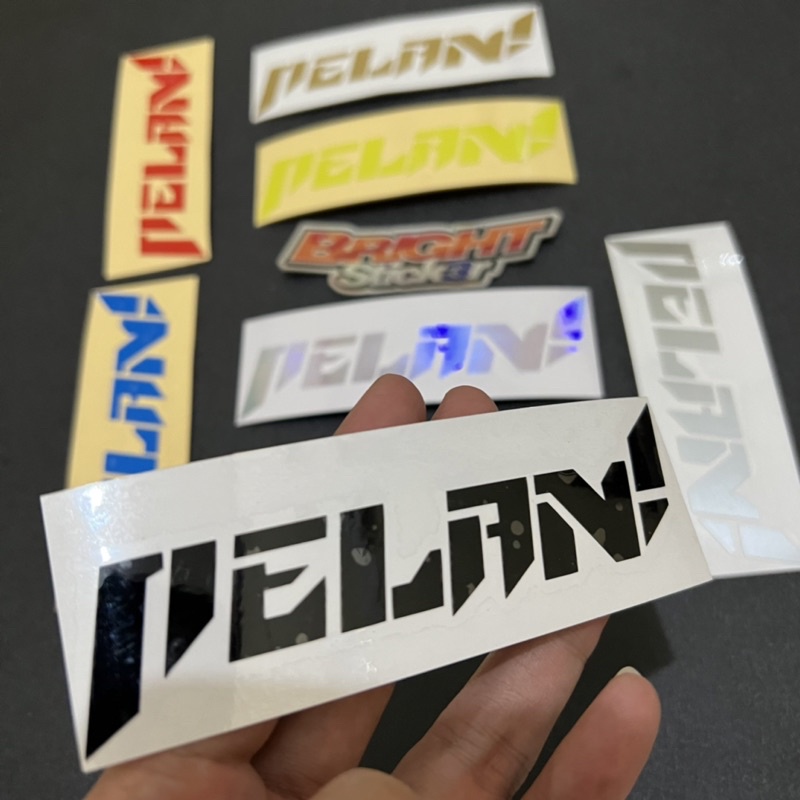 STICKER stiker PELAN NEW cutting