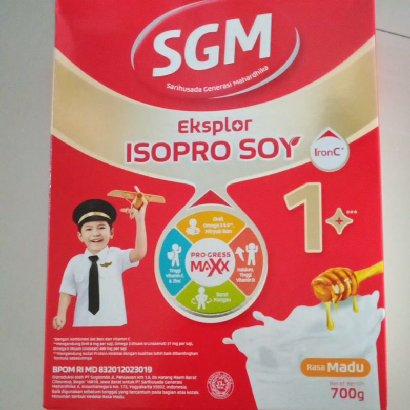 

sgm soya 1 madu vanila 700 grm