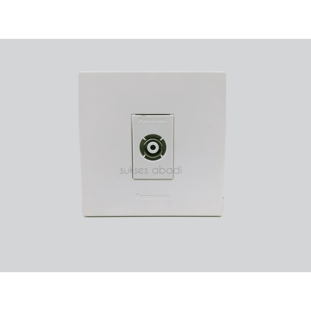SAKELAR OUTLET SAKLAR TV PANASONIC E STYLE PUTIH