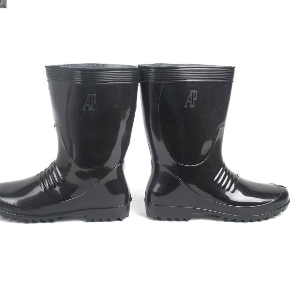 AP Boots AP 1 Hitam - Sepatu Boots PVC - 25