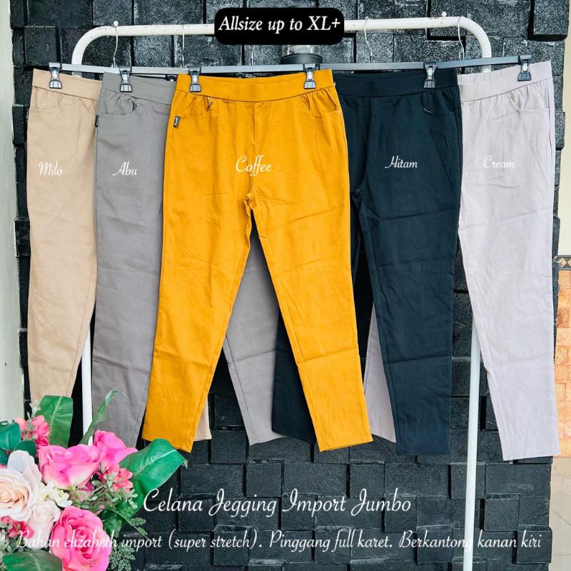 Celana Leaging Jegging Import XL+ //JF574