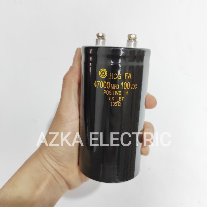 Soundsystem Elco Capacitor Kapasitor 47000Uf 100V Hcg