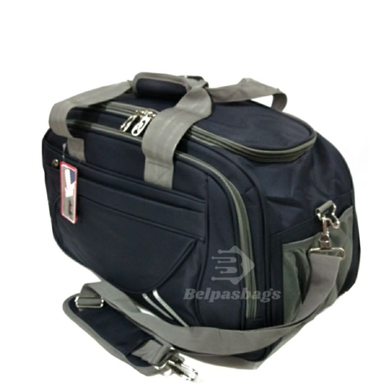 Tas baju tas pakaian travel traveling selempang jinjing polo twin 89656