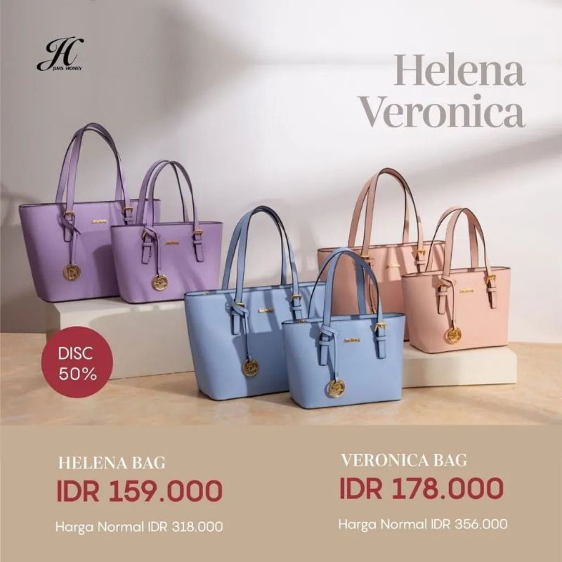 Helena Bag VS Veronica Bag Totebag Jims Honey