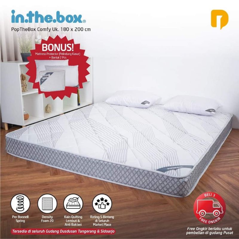 InTheBox popthebox kasur sofabed Comfy Alexa lemper