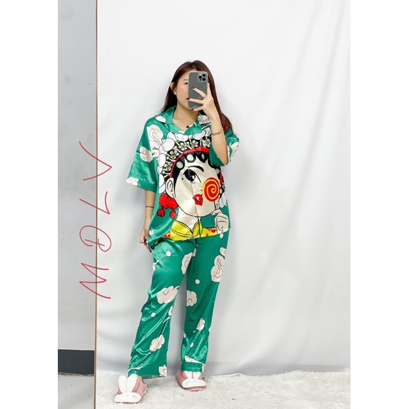 MDLV ~ 0453# CNY Opera Pajamas Set Imlek Import