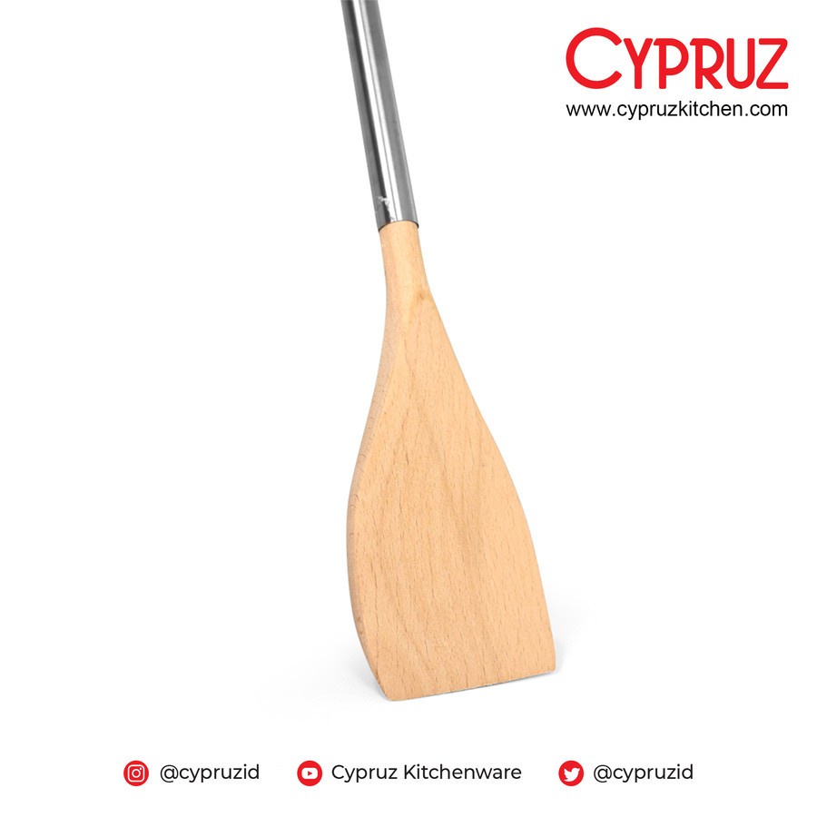 Spatula Cypruz AM-1030 Solid Turner Wood Series