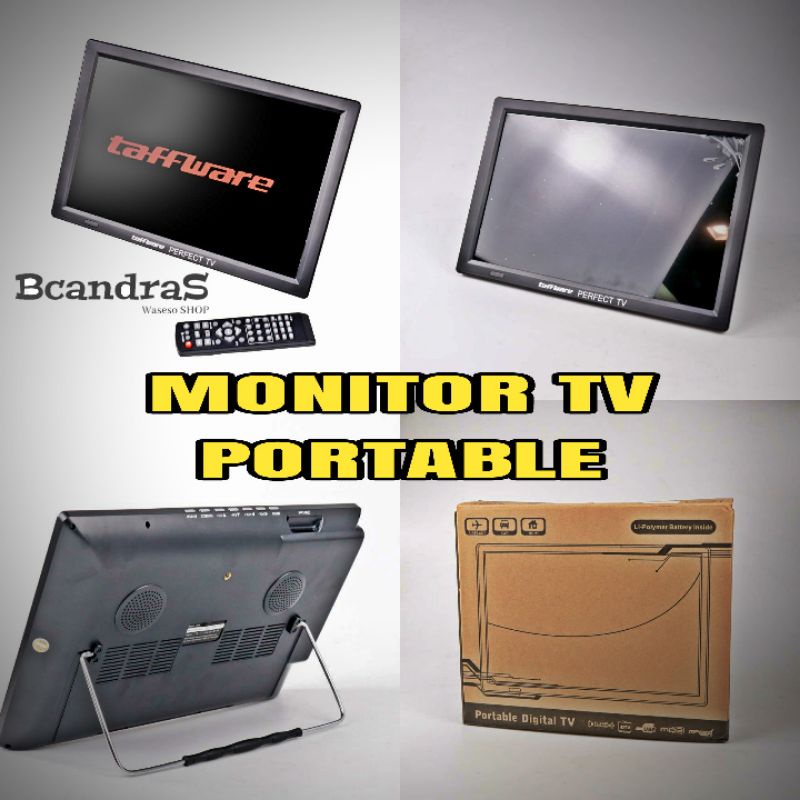 MONITOR TV-PORTABLE _ HD 15 14 12 10 7 5 inch - Termurah