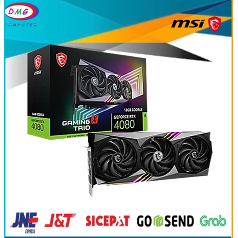 VGA MSI RTX 4080 16GB GAMING X TRIO 16GB GDDR6X