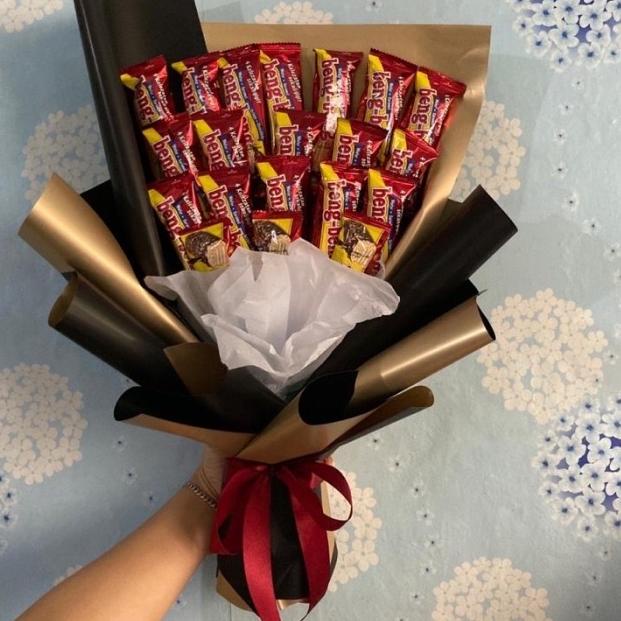 [READY] Snack Bouquet 2 [Buket Snack, Buket Coklat, Buket Boneka] - Timtam
