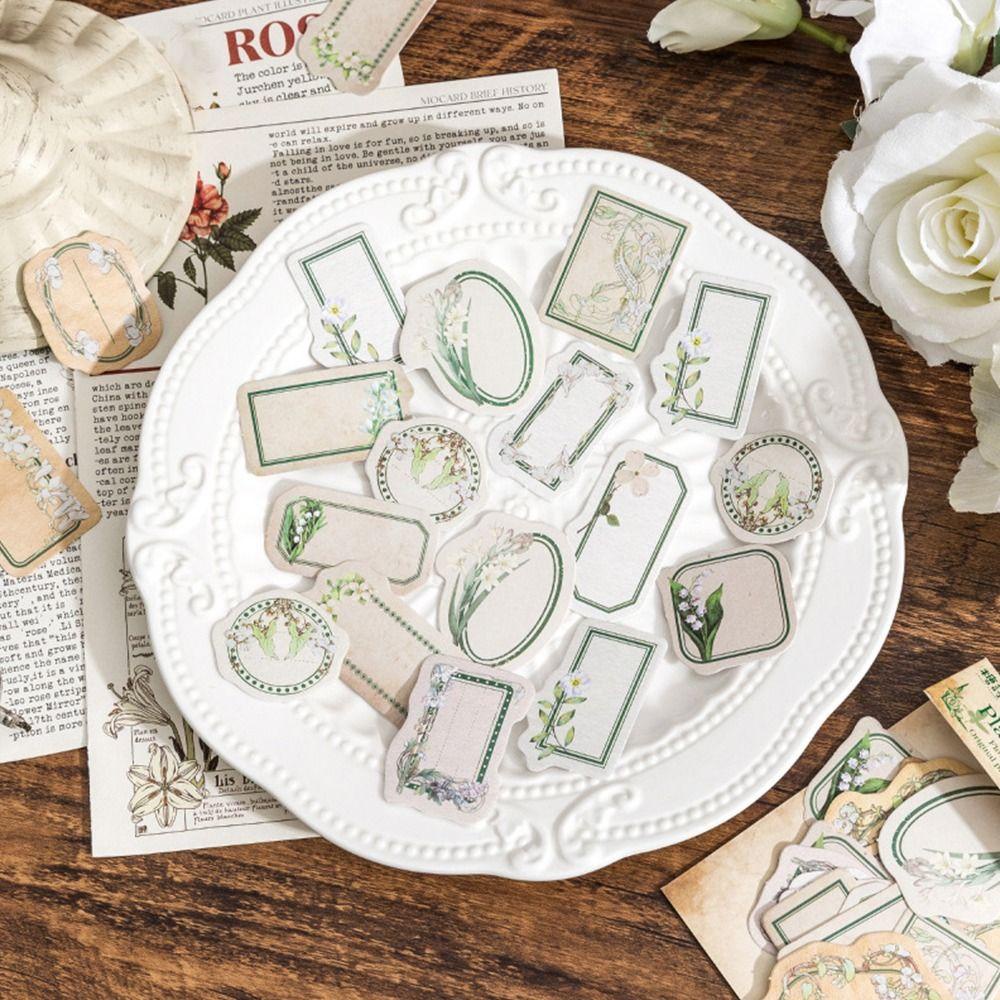 Preva 2Pack Alat Tulis Stickes Paper Planner Jurnal Vintage Hias