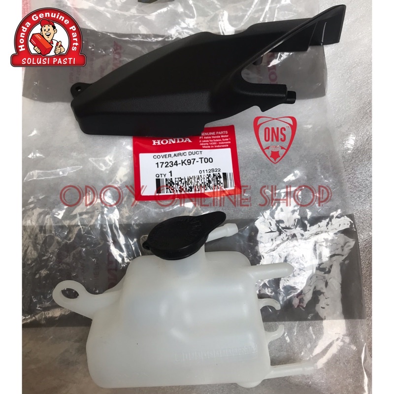 cover radiator tabung wadah air radiator honda PCX 150 160 esp Original