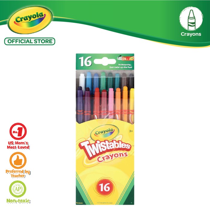 

Crayola 16 Colors Twistable Crayon