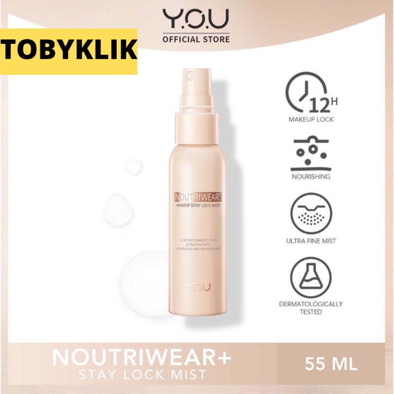 YOU NoutriWear+ MakeUp Stay Lock Mist | Face Mist NoutriWear