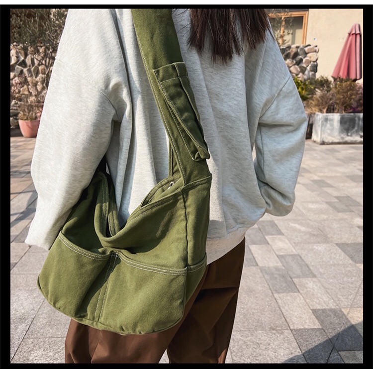 시크 — #TCC176 marcy bag  — import tas green army hijau oren orange black hitam shoulder kampus tote elegant trendy aesthetic cina hongkong china korean outfit wanita woman