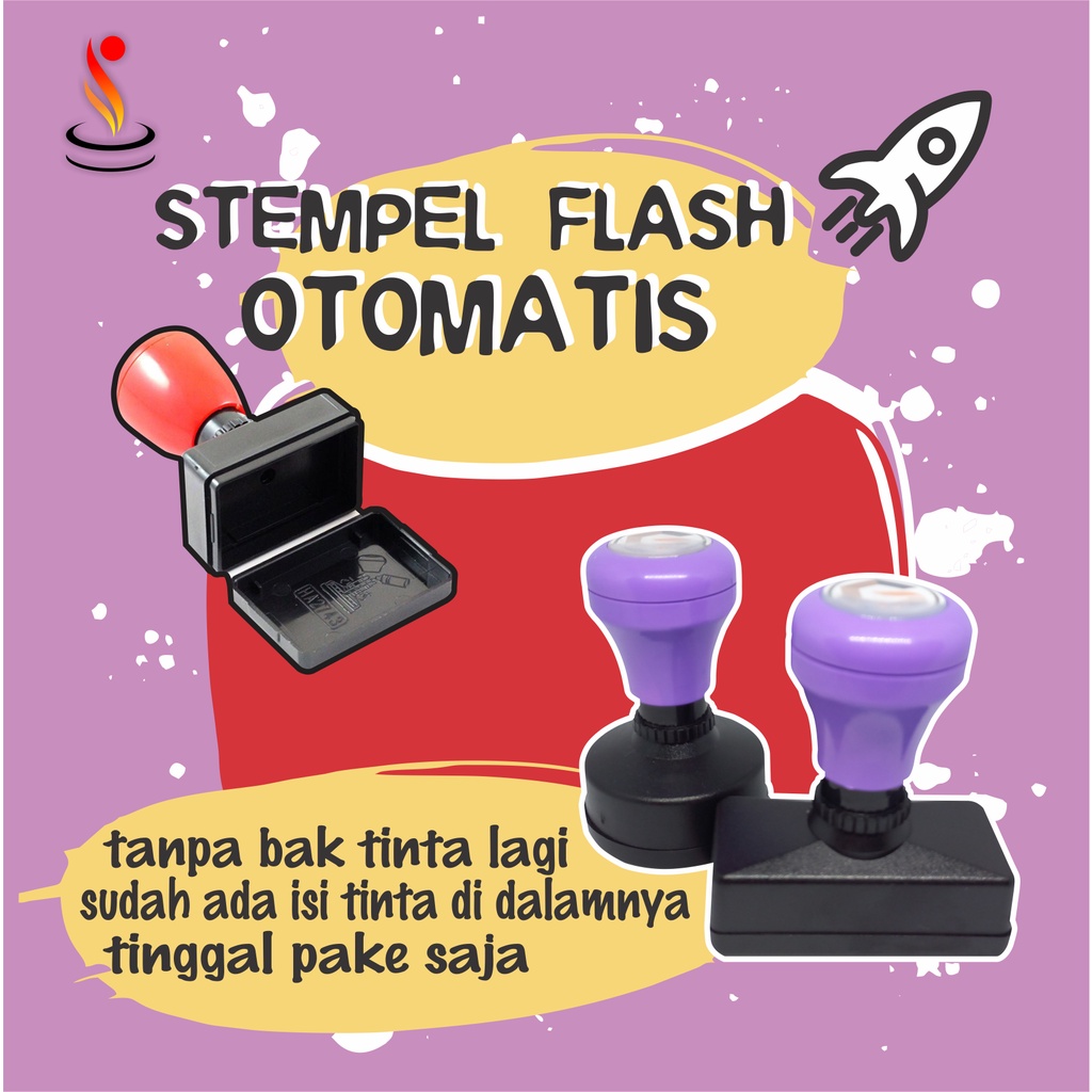 

Stempel Custom Flash Otomatis Instan Stempel Warna Stempel Perusahaan Logo
