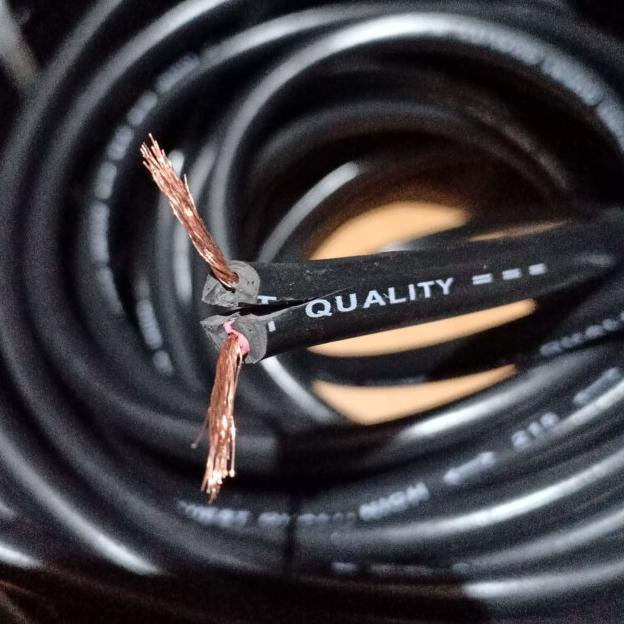 KABEL SERABUT HITAM 2X1.5 (1 Rol ) / KABEL HYO 2X1.5 HITAM