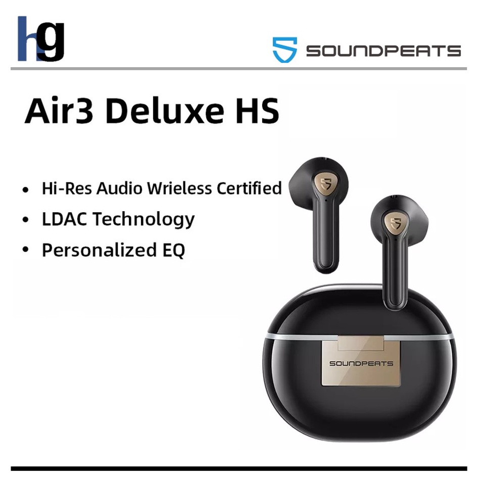 SoundPEATS Air3 Deluxe HS Bluetooth 5.2 Earphones Hi Res LDAC Audio