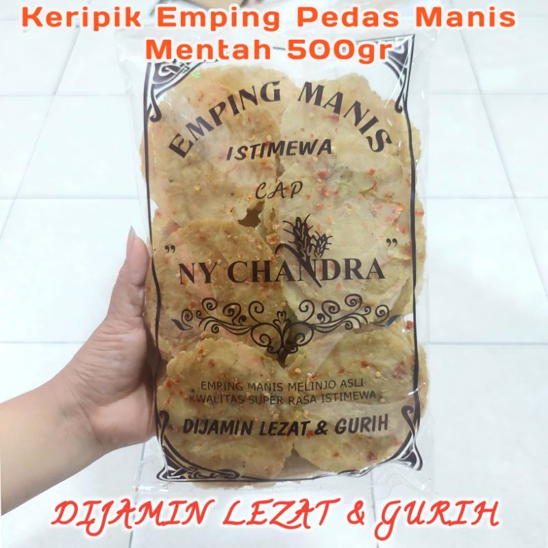 

Keripik Emping Pedas Manis - Kualitas Super DIJAMIN ENAK 500gr