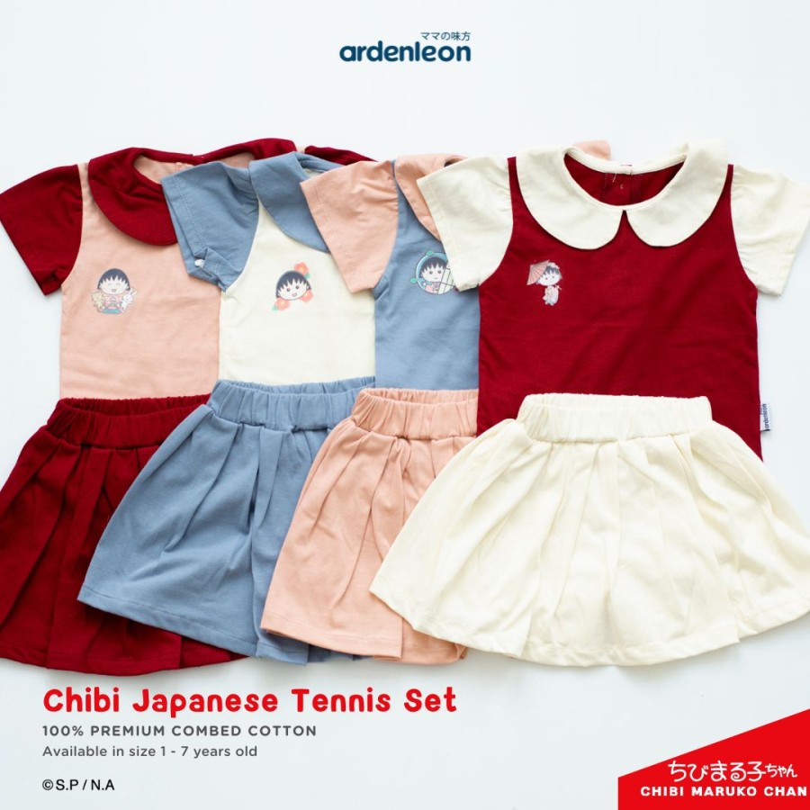 Ardenleon - Chibi Japanese Tennis Set Setelan Anak