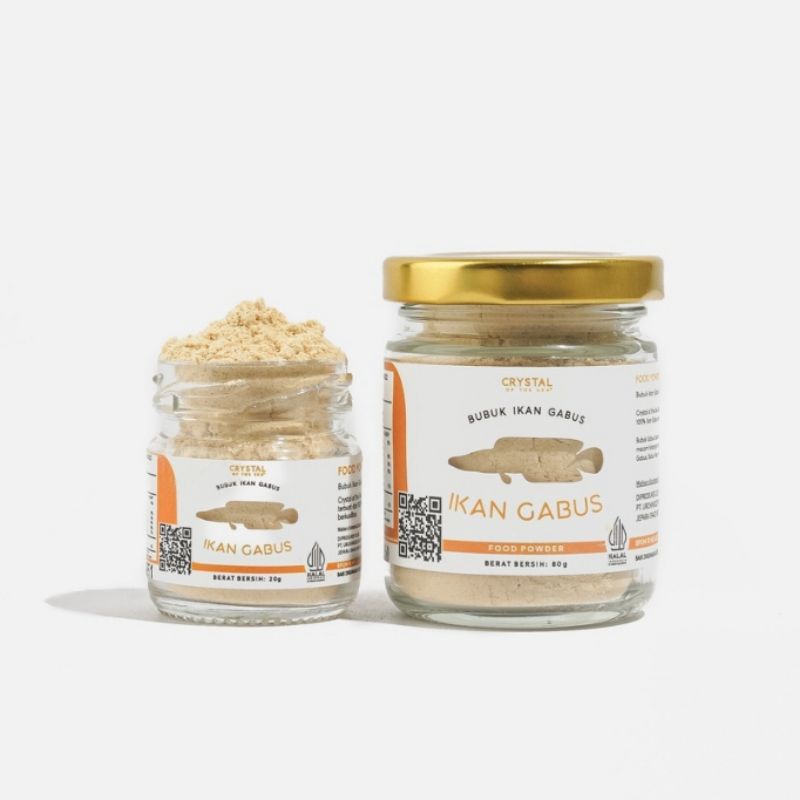 CRYSTAL OF THE SEA White Anchovy / Shrimp / Brown Anchovy / Seaweed / Ikan Gabus Powder