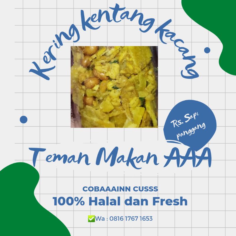 

Kering Kentang Tempe Kacang