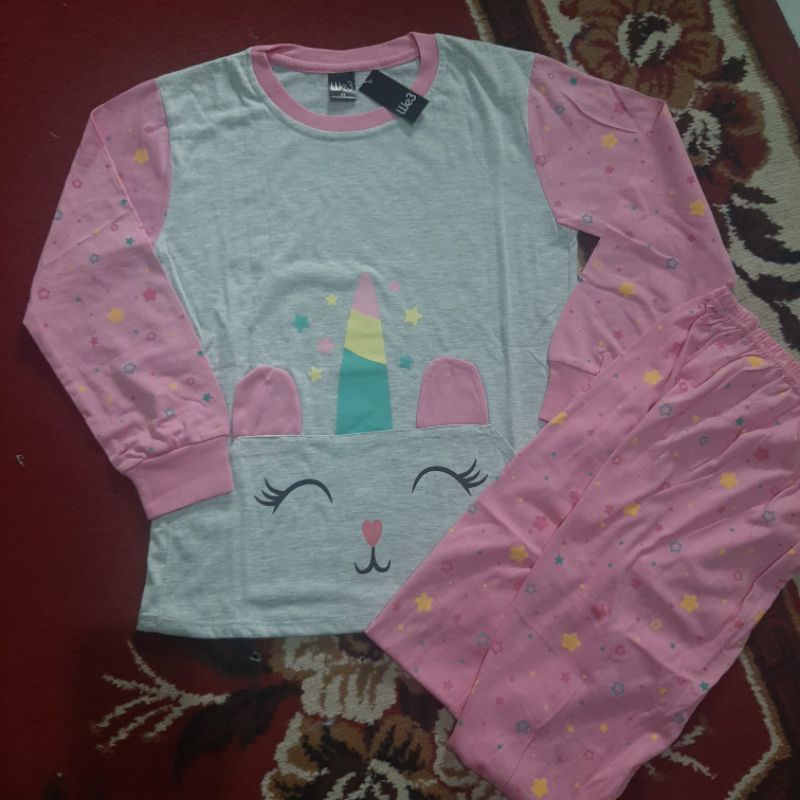We3 SETELAN BAJU TIDUR / PIYAMA ANAK PEREMPUAN PANJANG MURAH