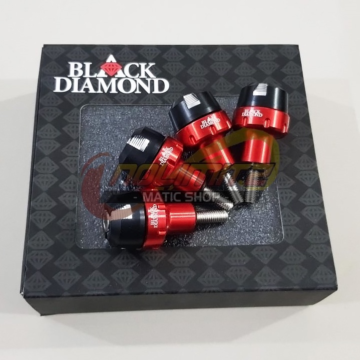 Baut Spakbor Black Diamond Anti Crash Yamaha NMAX XMAX Aerox 155