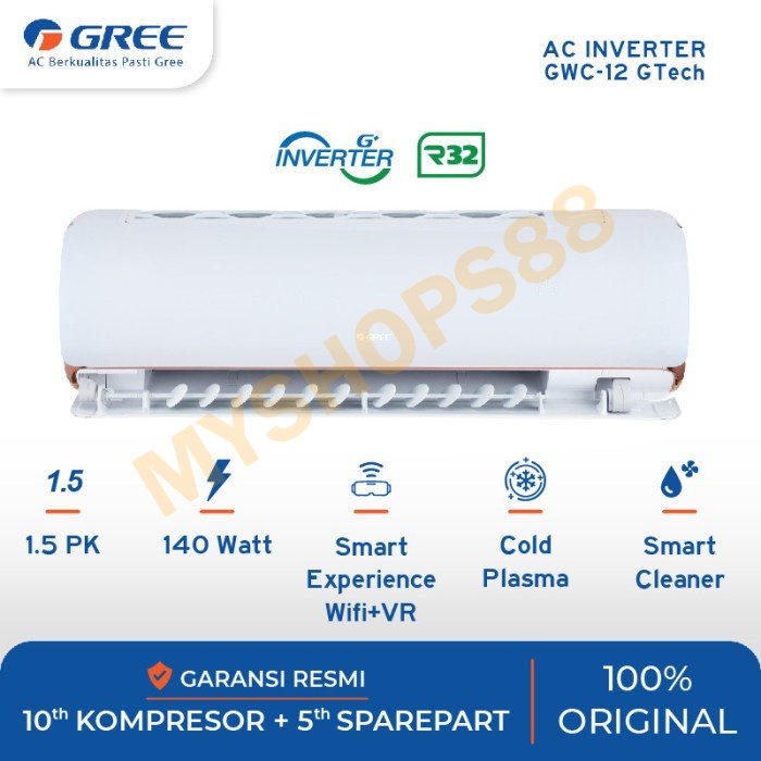 AC GREE GWC-12GTECH Healthy Smart Inverter GTECH 1.5 PK