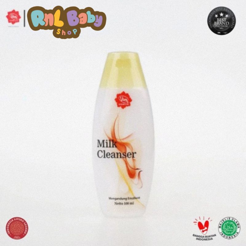 Viva Milk Cleanser 100 ml &amp; 200 ml - Pembersih Wajah