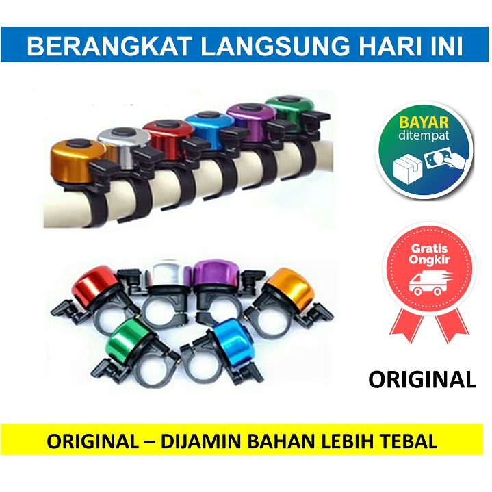 Bell Bel Lonceng Klakson Sepeda Biker Bike Baisk Bicycle Klasik Classic Ringing Kring Kring Nyaring