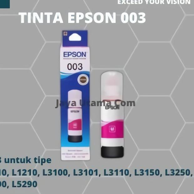 Tinta Epson 003 Original Refill Ink Printer L3110 L3150 - Kuning