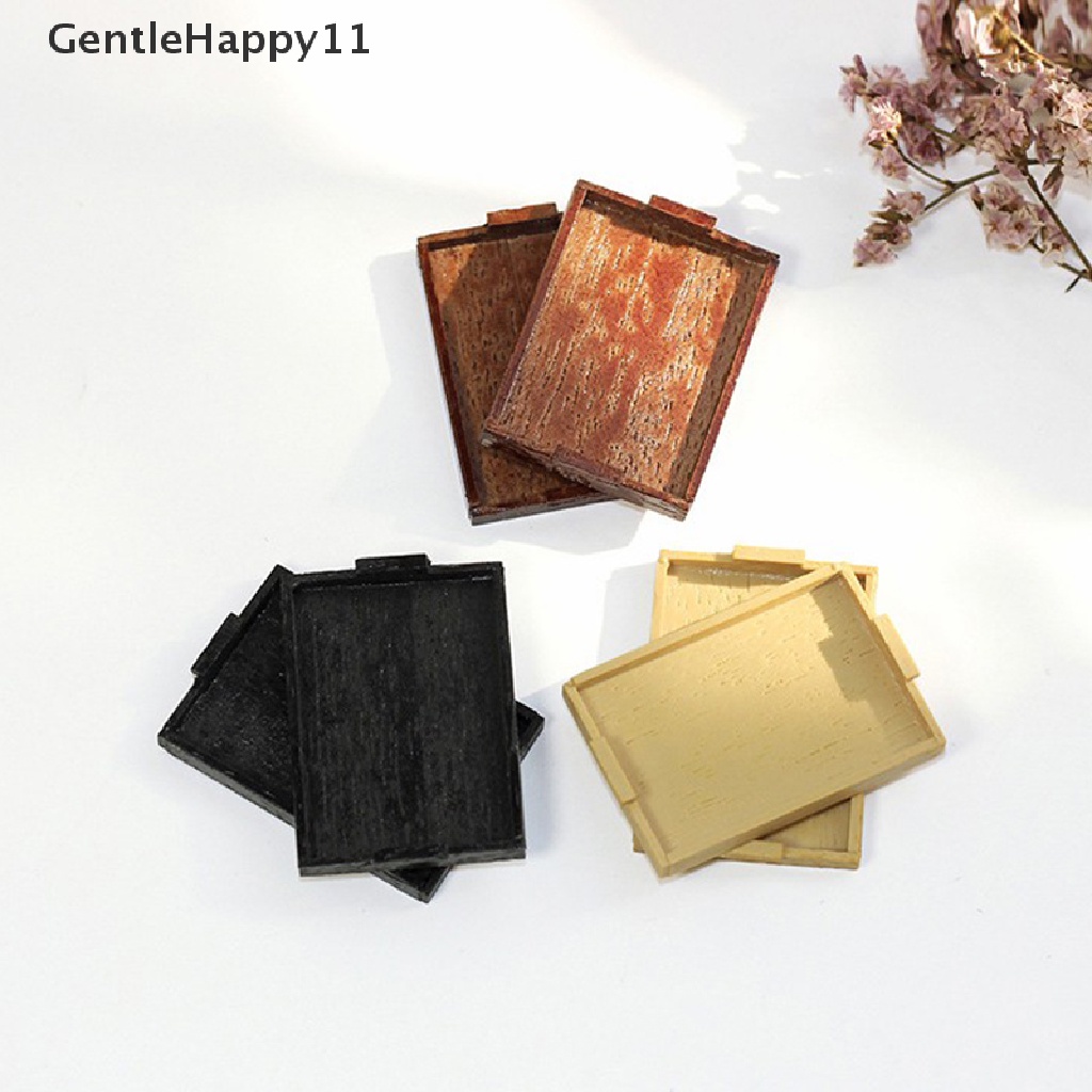 Gentlehappy Mainan Miniatur Nampan Retro Skala 1: 12 Untuk Dekorasi Rumah Boneka
