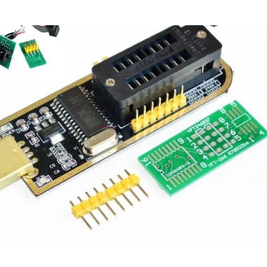 IC Programmer EEPROM Flash CH341A Programer Penjepit CH341 Clip bios