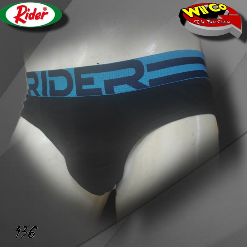 K436 - [Harga Per 1 Potong] CELANA DALAM BRIEFT [SEGITIGA] PRIA RIDER SIZE L - XL