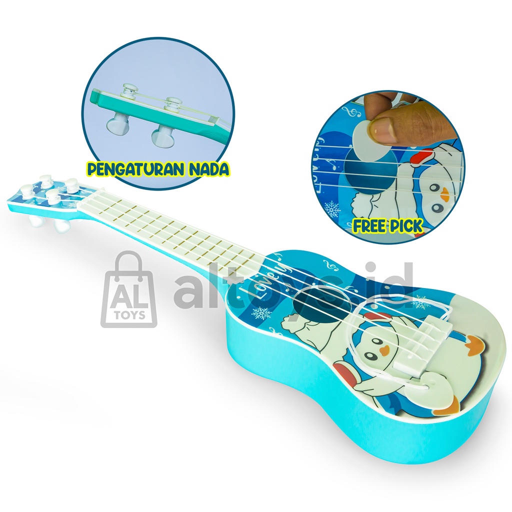 Mainan Alat Musik Gitar Ukulele Mainan Gitar Alat Musik Anak YE25