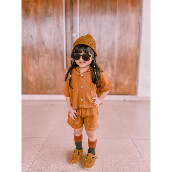 NEYO HOODIE PLAYSET LINEN UNISEX