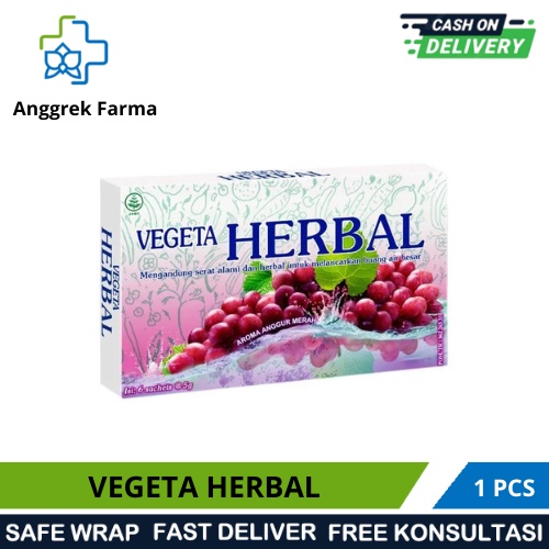 

VEGETA HERBAL ISI 6 SACHET/MELANCARKAN BUANG AIR BESAR