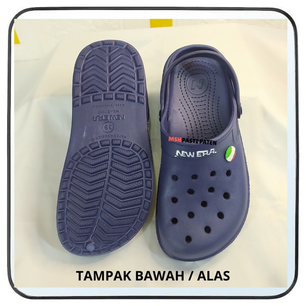 New Era Mb7017 Sandal Baim Karet Terbaru Pria Sandal Nakes Sandal Kodok