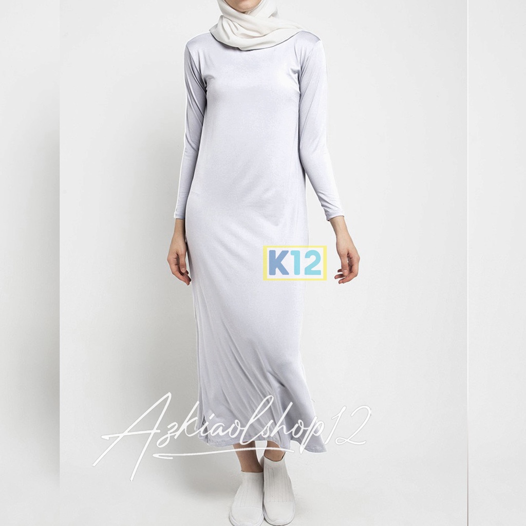 INNER DRESS SPAN LENGAN PANJANG  / INNER SPAN DALAMAN GAMIS JERSEY