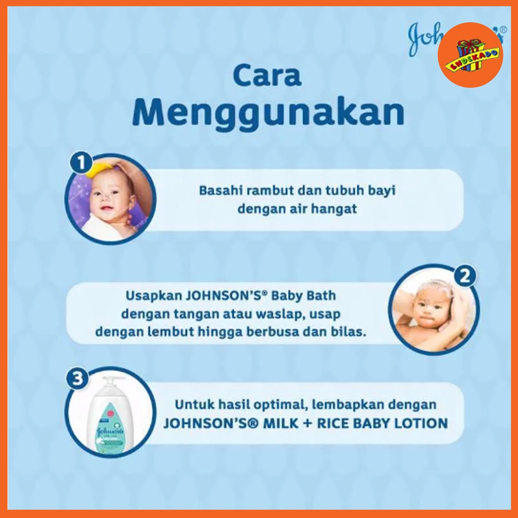 JOHNSON'S BABY BATH 100ml - Sabun Mandi Cair Bayi